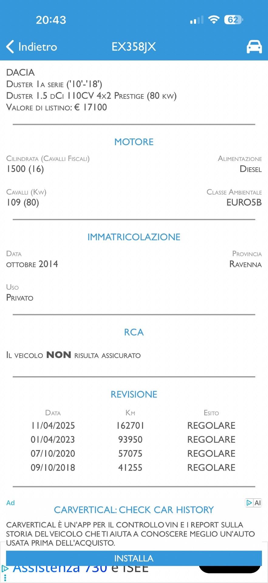 Dacia Duster 1.5 dCi 110CV 4x2 Lauréate