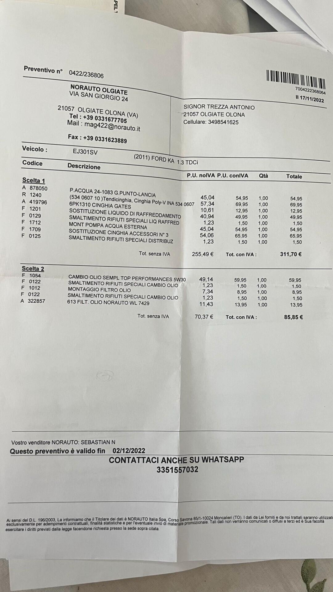 Ford Ka Ka+ 1.3 TDCi 75CV cDPF NEOPATENTI