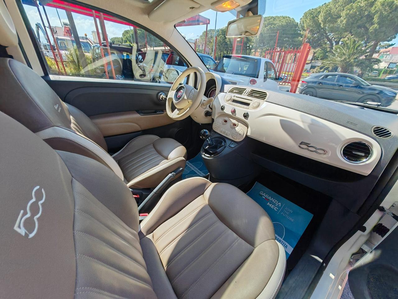 Fiat 500 1.3 diesel 04/2015 Cv95 LOUNGE BIANCO PERLA