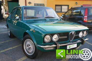 ALFA ROMEO Alfetta 1800 "SCUDO STRETTO" - 1974 - TARGA NERA "RomaNO"