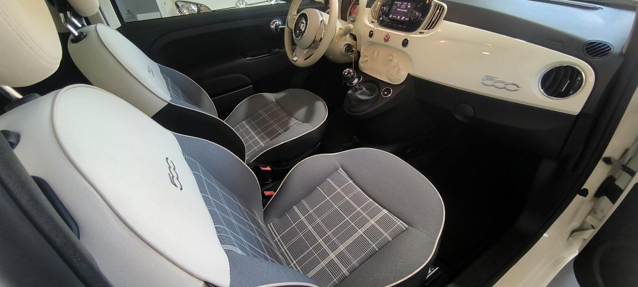 Fiat 500 1.2 lounge km23mila unipro ok neopatentati