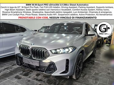 BMW X6 XDrive 30d MSport PRO C22" M Pelle M-Sport