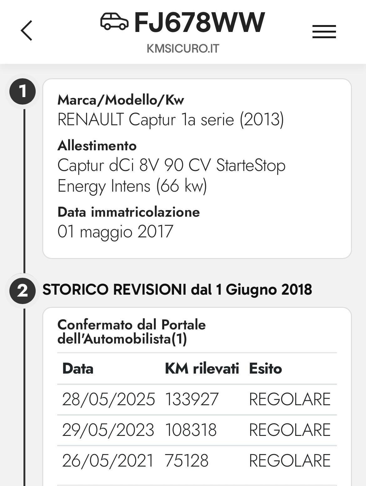 Renault Captur 1.5dCi 90CV perfetta garantita-2017
