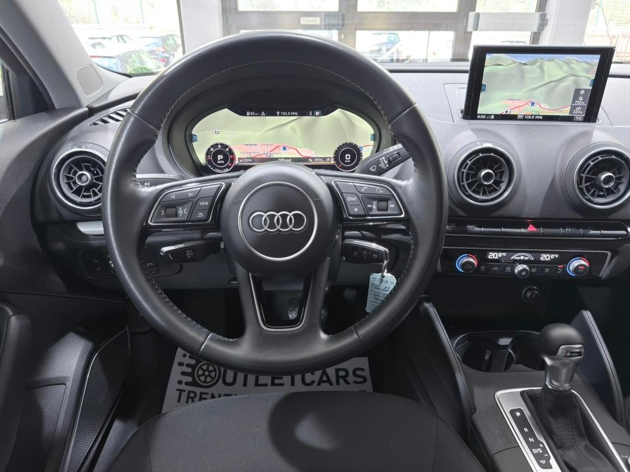 AUDI A3 SPB 35 2.0TDI 150cv S-LINE S-TRONIC