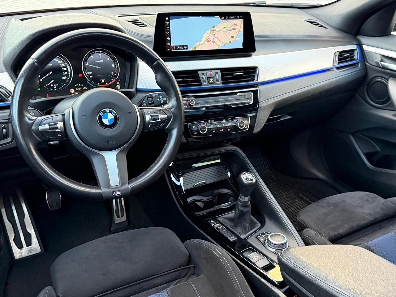 BMW X2 MSPORT XDRIVE 150CV UNICO PROPRIETARIO NAVI LED TETTO 2021