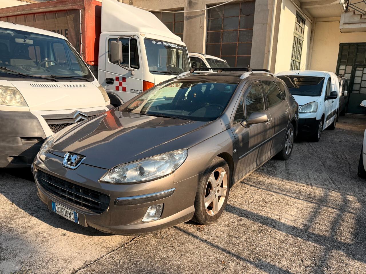 Peugeot 407 HDI Gancio traino 16 quintali