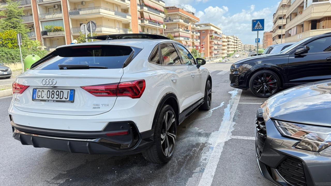 Audi Q3 35 TDI quattro S line edition MATRIX CERCHI 20 PDC TETTO APRIBILE ALCANTARA NAVI KAMERA