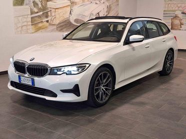 BMW 320 D TOURING HYBRID SPORT - INDIVIDUAL - X-DRIVE - BIANCO PERLA - TETTO - SEDILI SPORT - BLACK PACK - COCKPIT PRO - FULL LED - GARANZIA