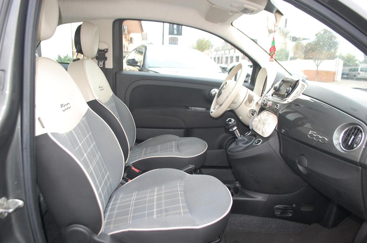 Fiat 500 1.2 Lounge 69CV my20 Uff Italy Lega USB U-Connect