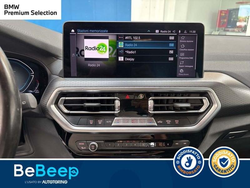 BMW X3 XDRIVE20D MHEV 48V MSPORT AUTO