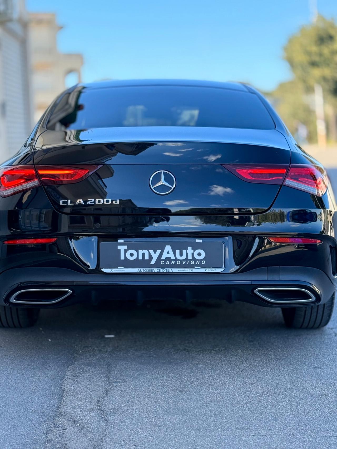 Mercedes-benz CLA 200 Coupe d 150 cv Premium auto AMG CON LUCI SOFFUSE,TELECAMERA,APPLE CARPLAY,VIRTUAL COCKPIT