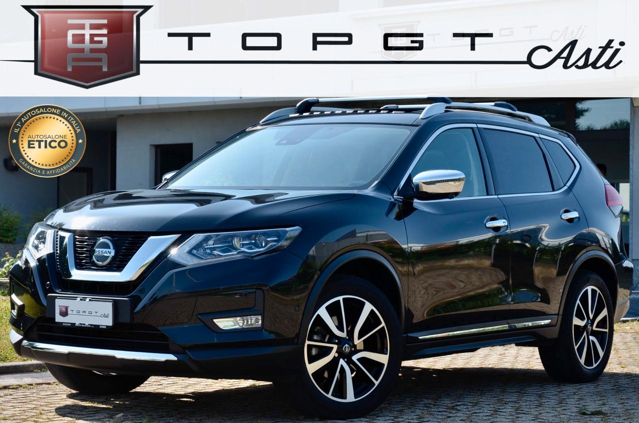 NISSAN X-TRAIL 1.7 DCI SALOMON S 2WD 150cv 7 POSTI, UNICOPR, SERVICE NISSAN, UFF ITALIANA, EURO 6D, TETTO, RETROCAMERA 360°, FARI LED, PERMUTE