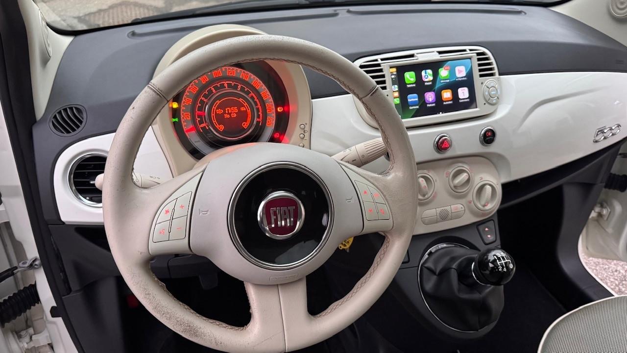 Fiat 500 1.2 Lounge Unico proprietario euro 6