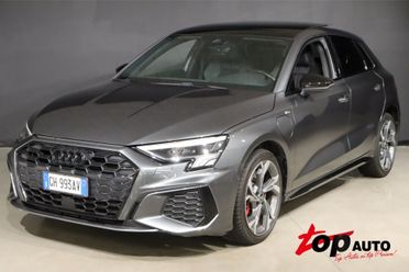 Audi A3 45 TFSI HYBRID PLUG-IN 245 CV S-LINE VIRTUAL TETTO APRIBILE LED ACC