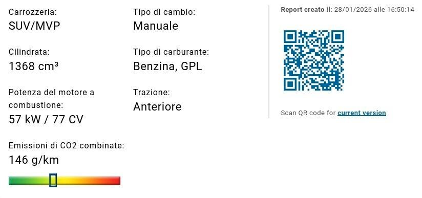 LANCIA MUSA GPL DELLA CASA - UNICO PROPRIETARIO