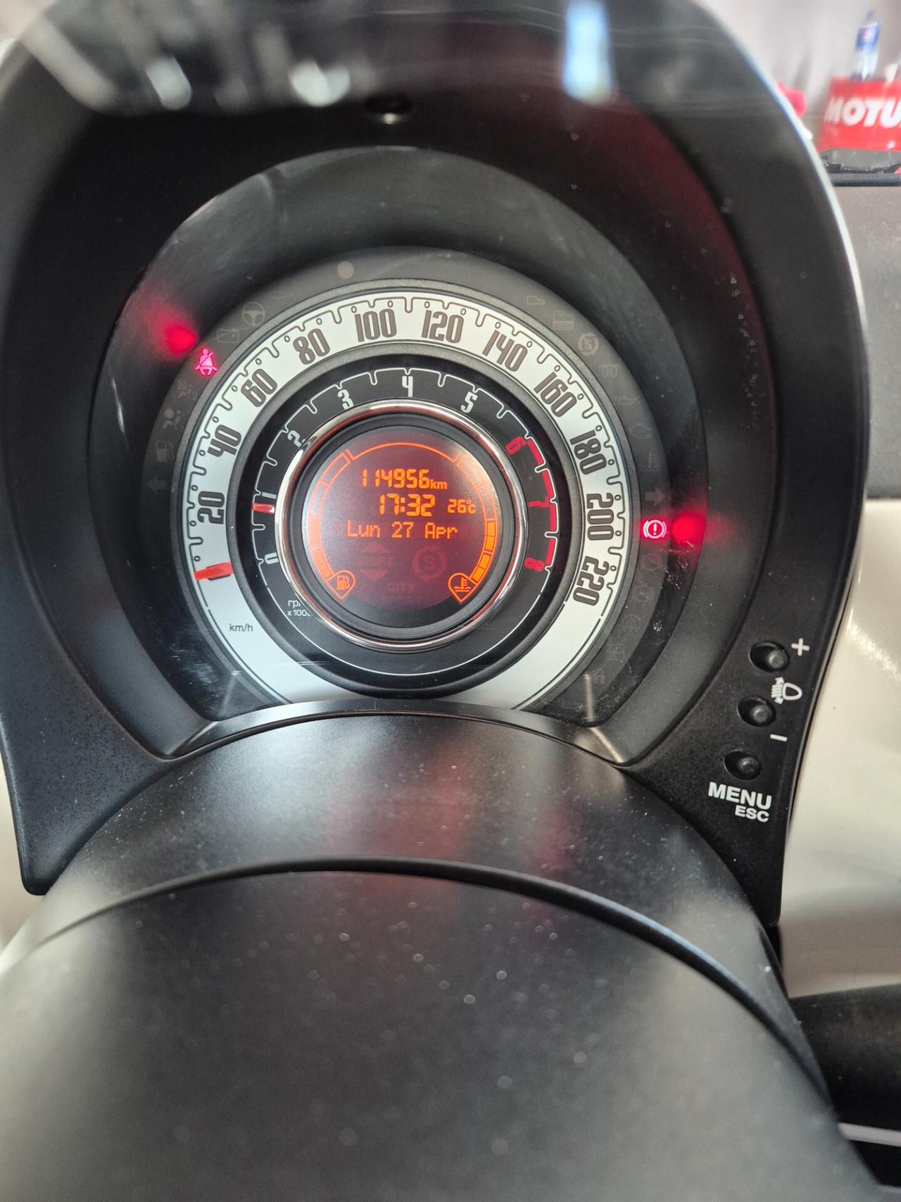 Fiat 500 1.2 benzina tetto panoramico neo patentati