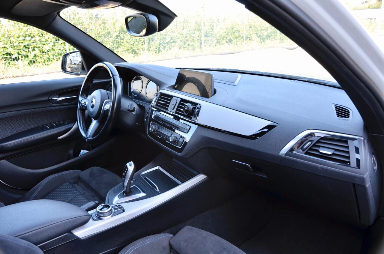 BMW 120d MSPORT 5p 190cv AUTO, TETTO, EURO 6B, SERVICE CON FATTURE, NAVI, PERMUTE