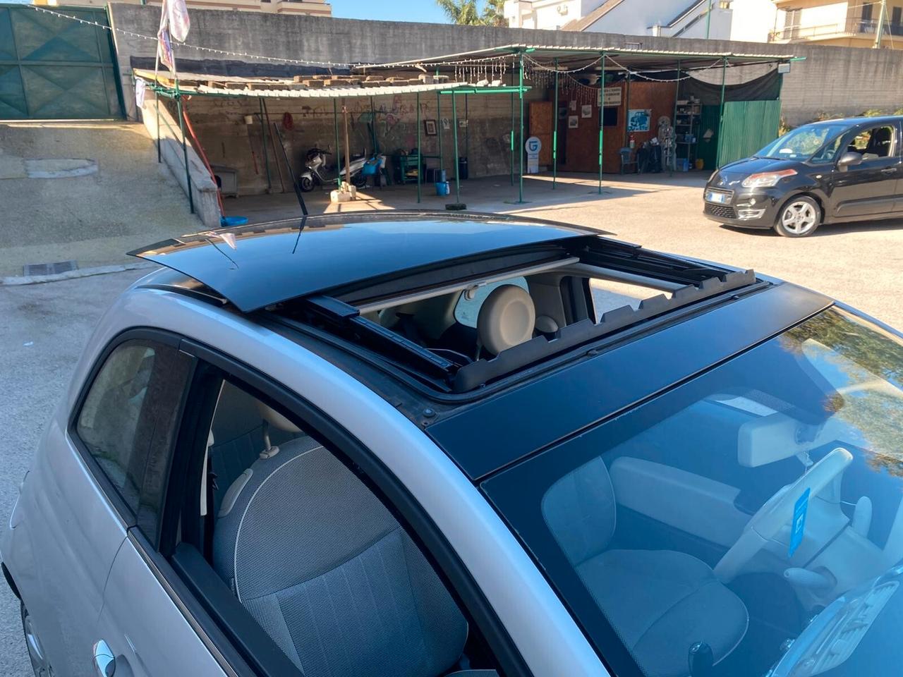 Fiat 500 1.2 benz Lounge 69cv full tetto aprib .2009