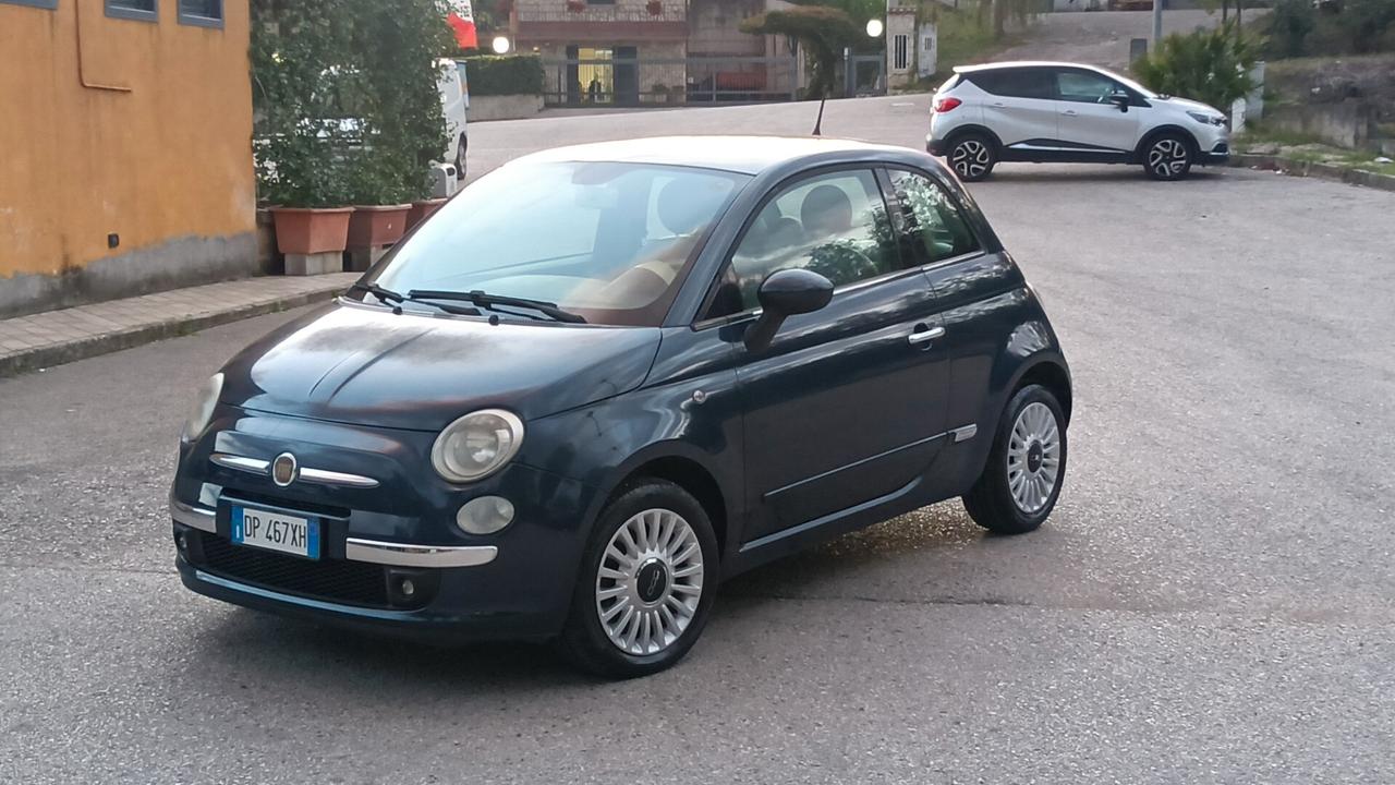 Fiat 500 1.3 diesel Lounge, PELLE, TETTO PANORAMICO