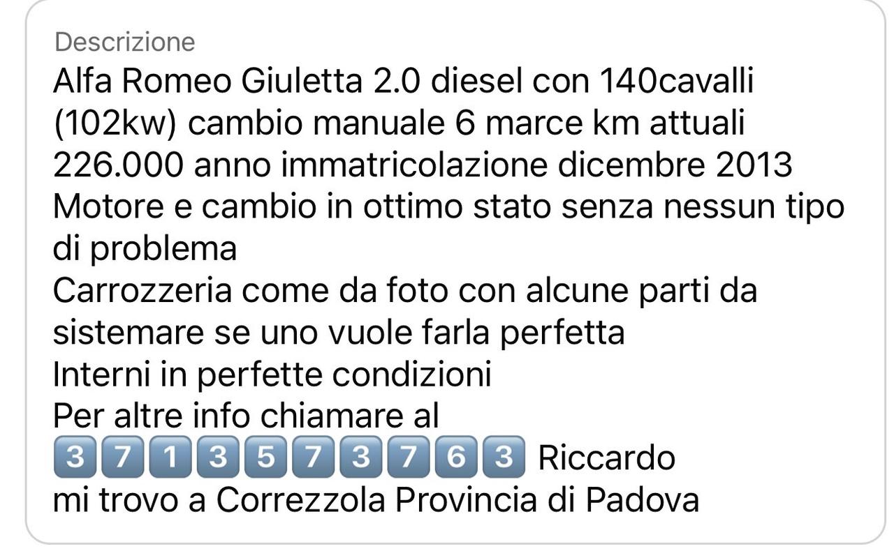 Alfa Romeo Giulietta 2.0 JTDm-2 140 CV 2013