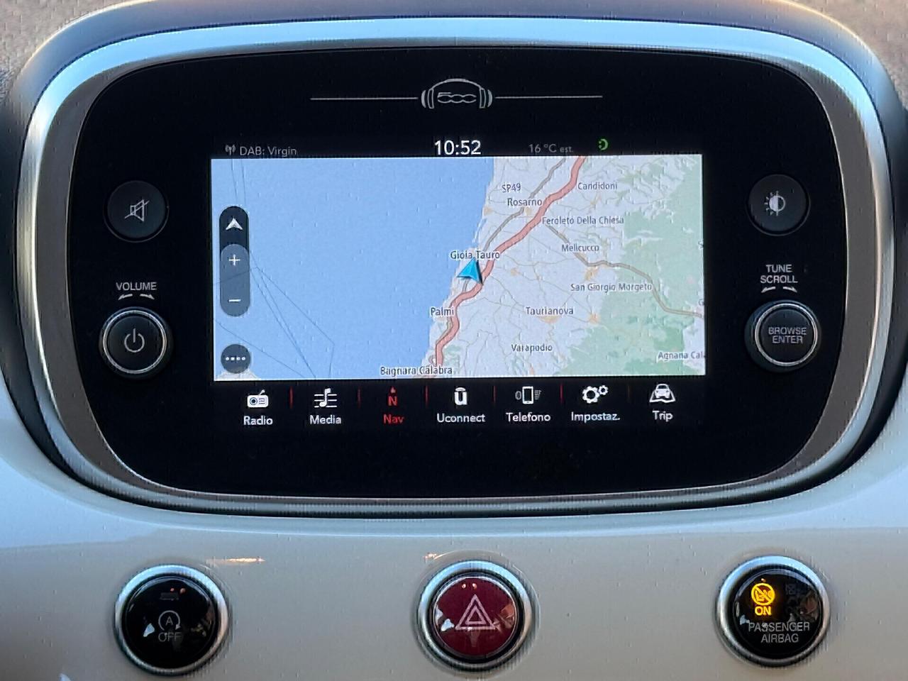 Fiat 500X CROSS MJT BICOLOR PERLA/NERO-NAVI-CAMERA-ANTICOLLISIONE