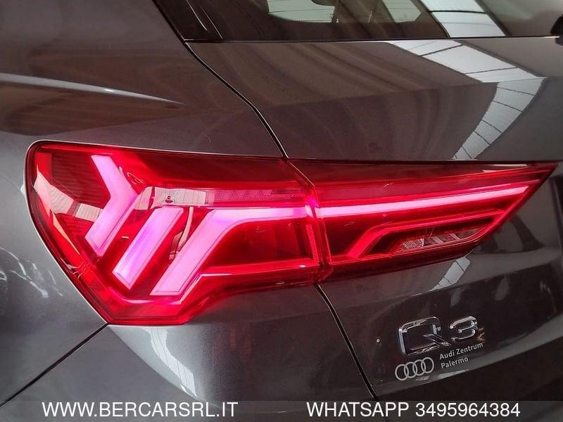 Audi Q3 35 TFSI S tronic *SLINE EXT*FARI LED DINAMICI*NAVI*