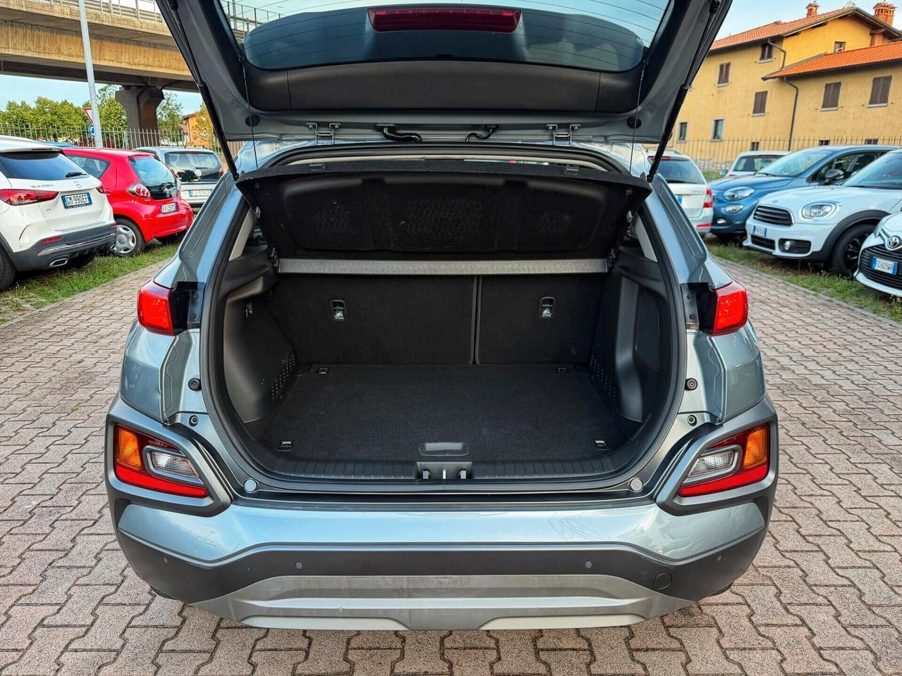 Hyundai Kona 1.6 CRDI 136 CV 4WD AUTOMATICA NAVIGA CAMERA SENSORI PDC OK NEOPATENTATI