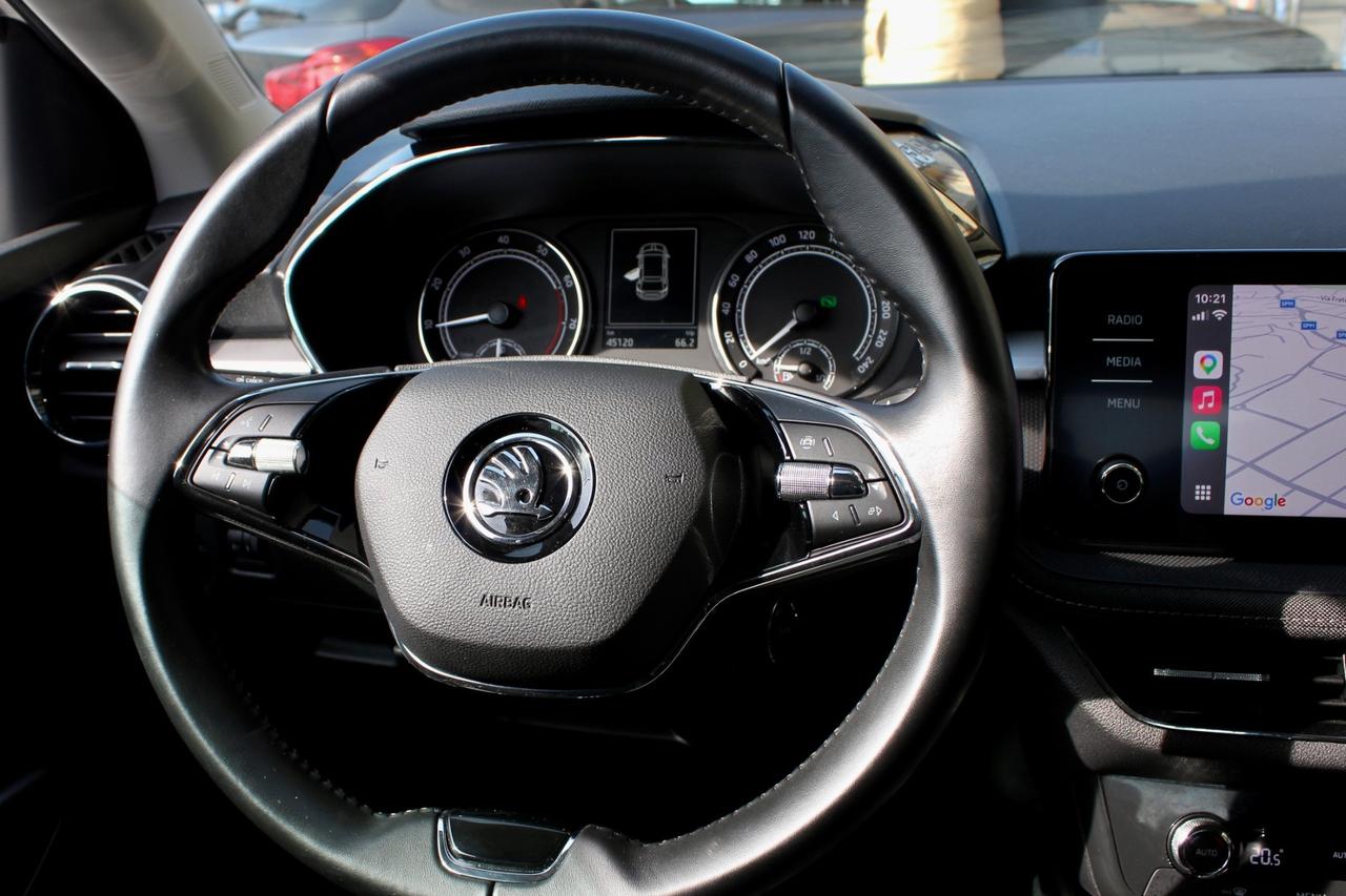 SKODA FABIA 1.0 TSI DSG 110 CV STYLE APPLE CAR PLAY SENSORI