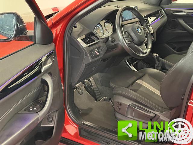 BMW X2 18D SDRIVE ADVANTAGE PLUS Manuale Navi LED