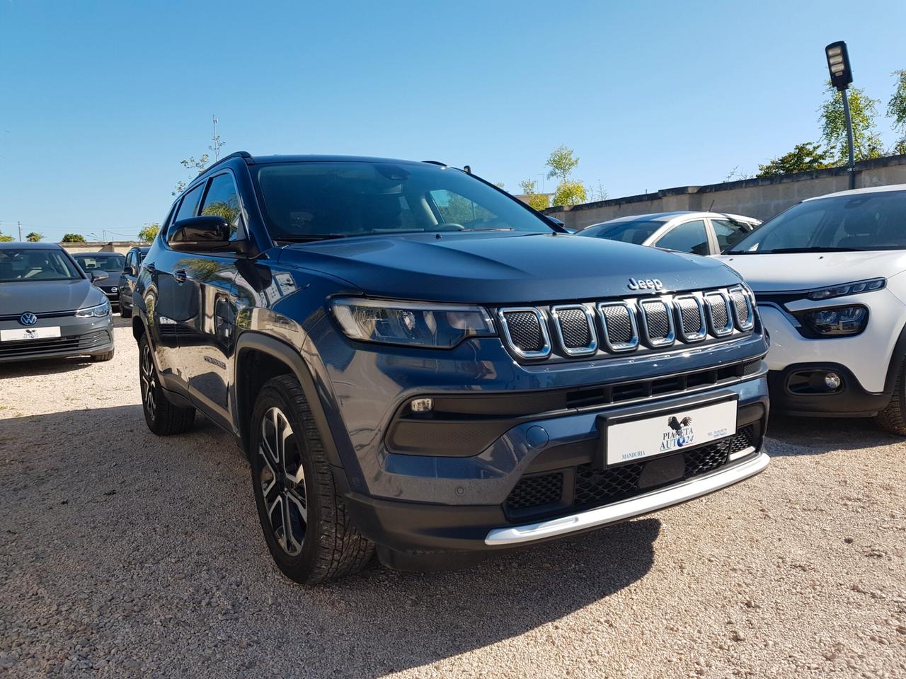 Jeep Compass 1.6 Multijet II 2WD Limited Navy Led Rcam Pelle