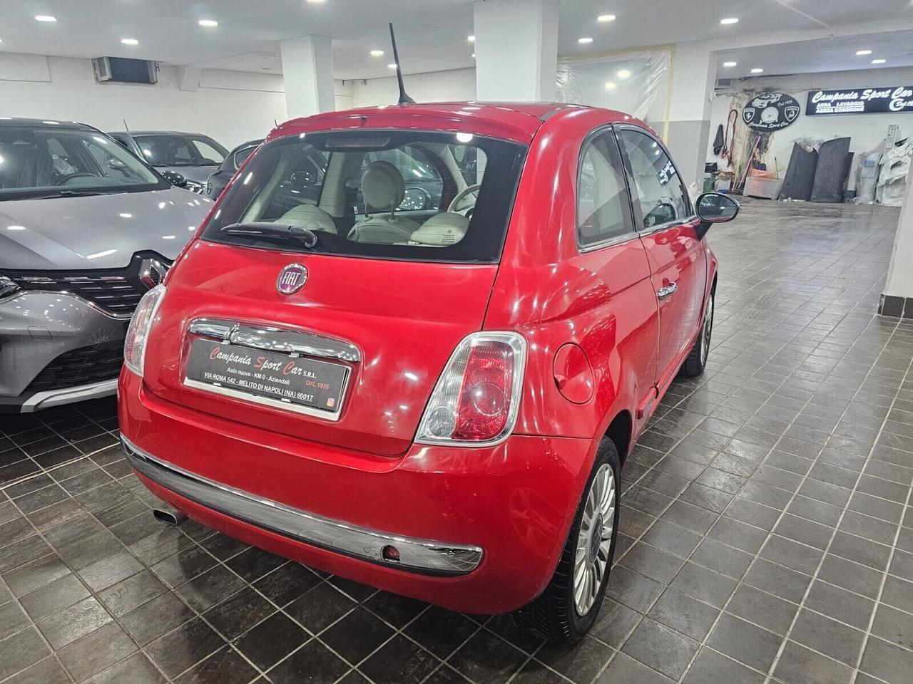 NUOVA FIAT 500 LOUNGE 1.2 BENZ 69CV DUALOGIC TETTO PANORAMICO APRIBILE