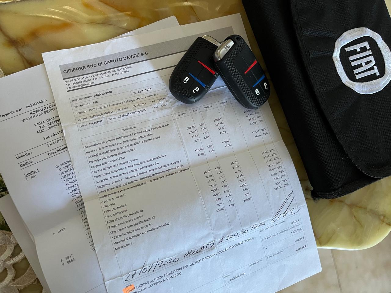 Fiat Freemont 2.0 Multijet 140 CV- 7 POSTI - GANCIO TRAINO - TAGLIANDI