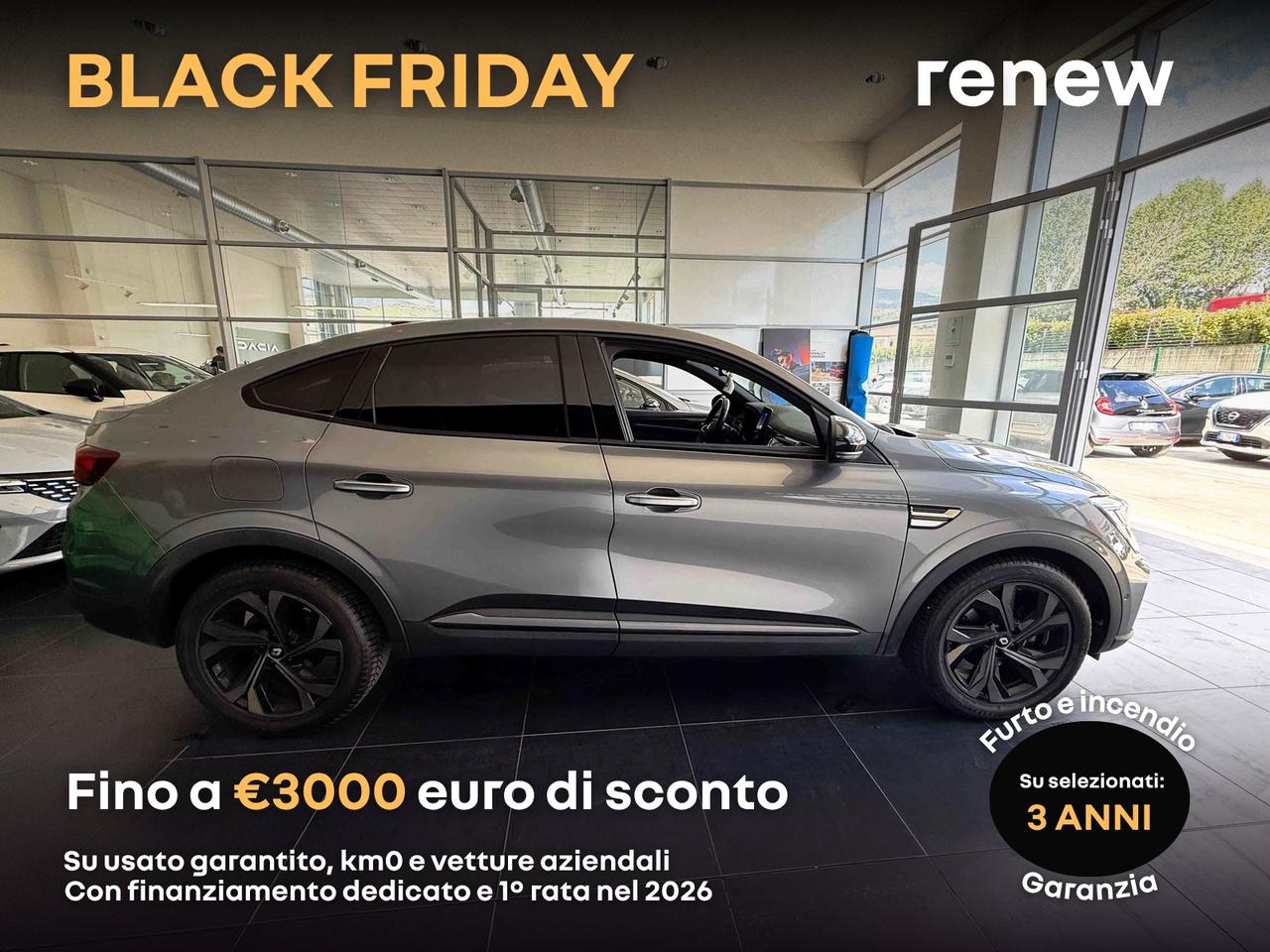 Renault Arkana 1.6 e-tech full hybrid e-tech engineered fast track 145cv