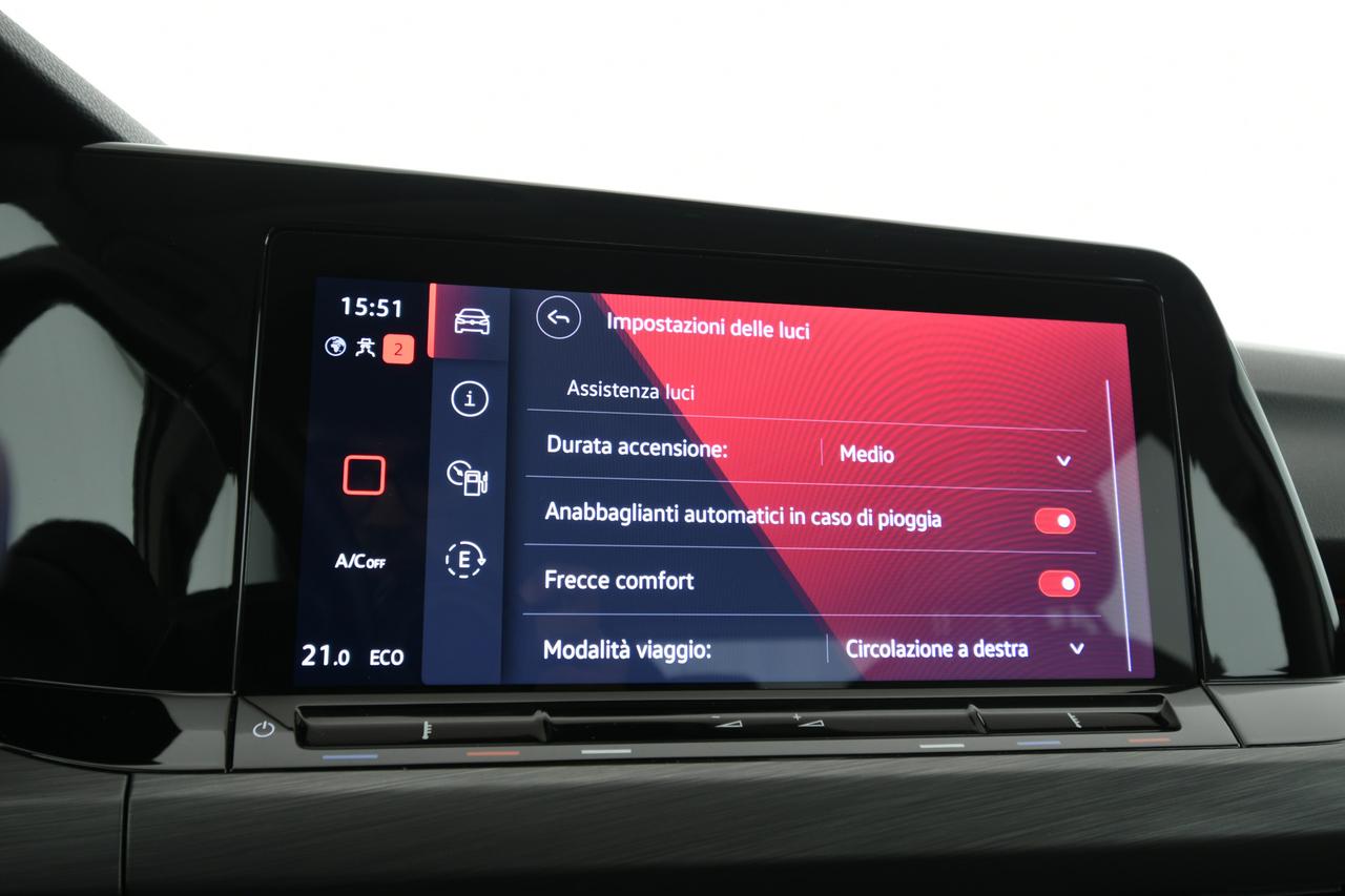 VOLKSWAGEN Golf 1.4 tsi ehybrid Style 204cv dsg CAMERA+APP CONNECT+ACC