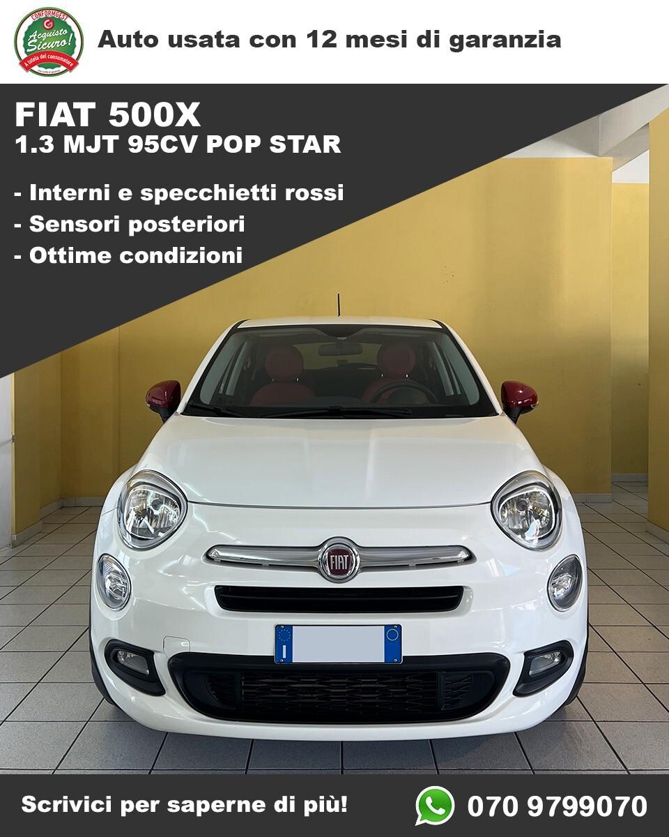 Fiat 500X 1.3 MultiJet 95 CV Pop Star