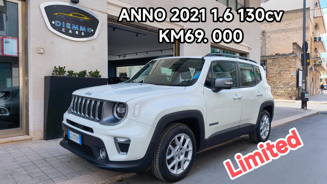 Jeep Renegade 1.6 Mjt 130cv Limited Full-Led 2021
