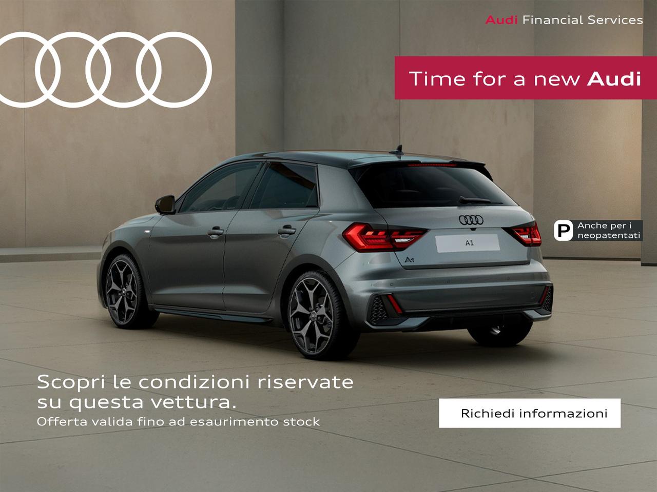 Audi A1 sportback 35 1.5 tfsi identity black s-tronic