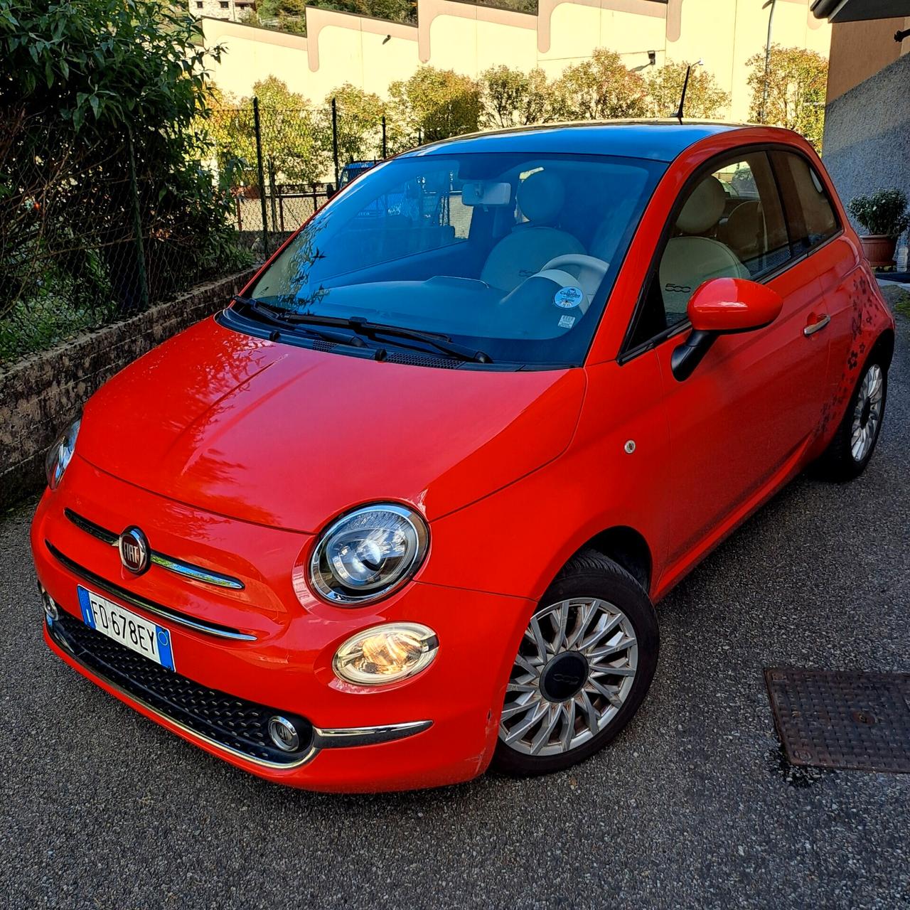 Fiat 500 CORALLO - TETTO PANORAMICO