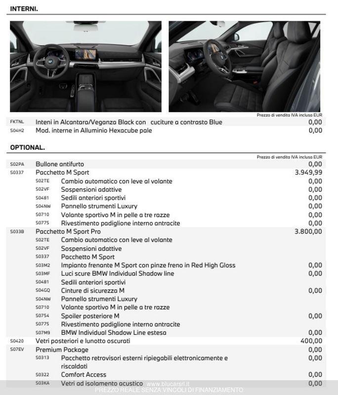 BMW X2 sDrive 18d Msport Pro