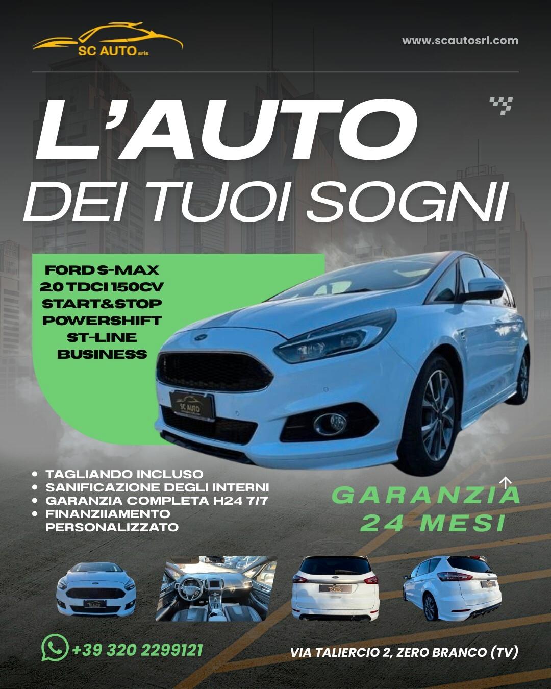 Ford S-Max 2.0 TDCi 150CV S&S Powershift 7p.ti ST-Line Business