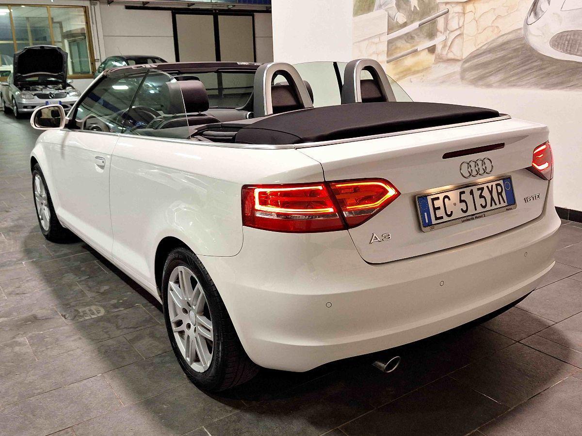 AUDI A3 Cabrio 1.6 TDI Ambition - XENO - PELLE NERA - UNICO-PROPR -