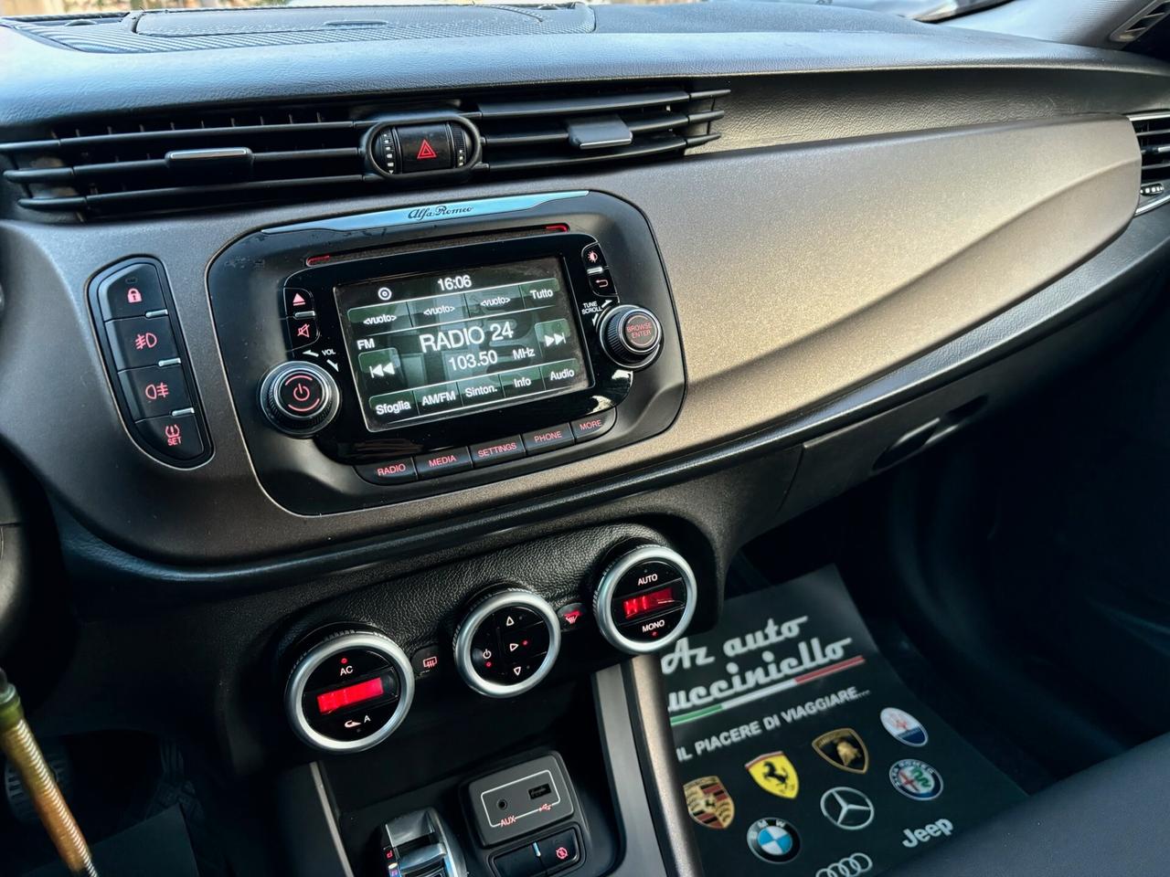 Alfa Romeo Giulietta 1.6 JTDm-2 105 CV Exclusive KM 117.000 CERTIFICATI