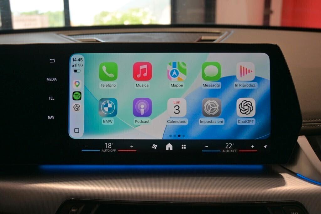 BMW X1 23D 197CV STEPTRONIC 48V X-DRIVE XLINE ( FARI ADATTIVI - CURVED DISPLAY - ACTIVE CRUISE - PELLE - NAVI - MIRROR - PARK ASSISTANT - TELECAMERA POST. - VERNICE OPACA - CERCHI 18 ) CC. 1.995