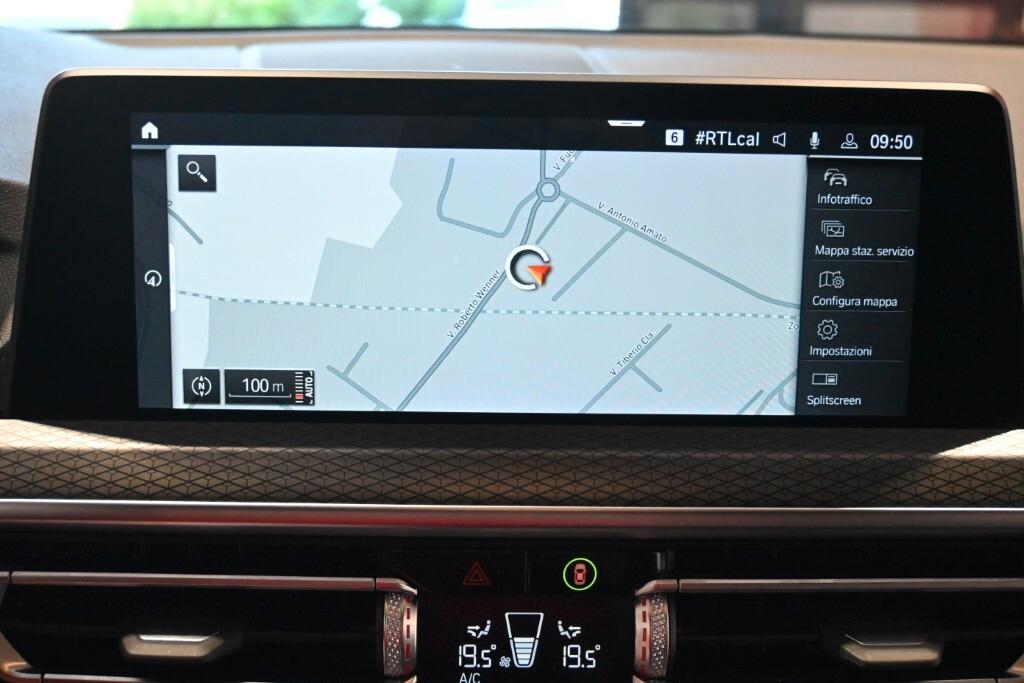 BMW X3 18D 150CV STEPTRONIC 48V S-DRIVE M-SPORT ( FARI LED ADATTIVI - BMW DIGITAL COCKPIT - CLIMA TRIZONA - NAVI - MIRROR - PARK ASSISTANT - TELECAMERA POST. - CERCHI 19 )