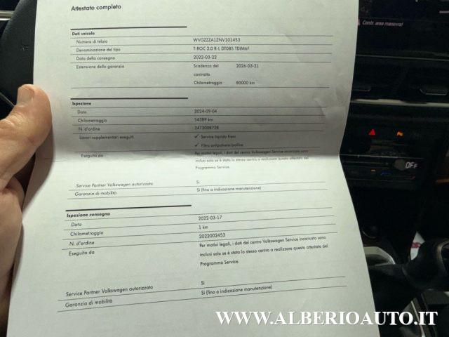 VOLKSWAGEN T-Roc 2.0 TDI SCR R-Line