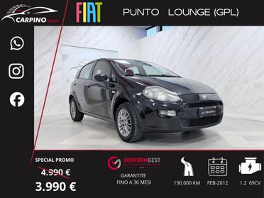 Fiat Punto 1.4 S&S 8V 5 porte Lounge