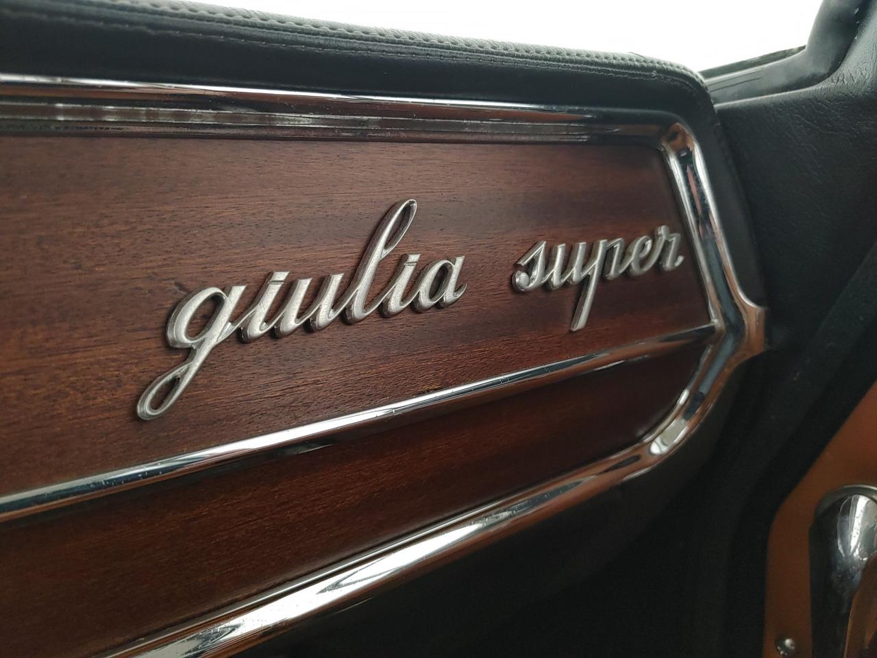 ALFA ROMEO Giulia Super 1.6 "bollo oro" ASI+RESTAURATA+PELLE