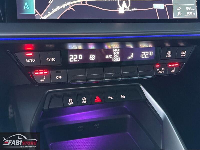 Audi A3 A3 SPB 35 TFSI 150 Cv S-Line int ext - Gusci pelle, LED, Camera, Portellone ecc