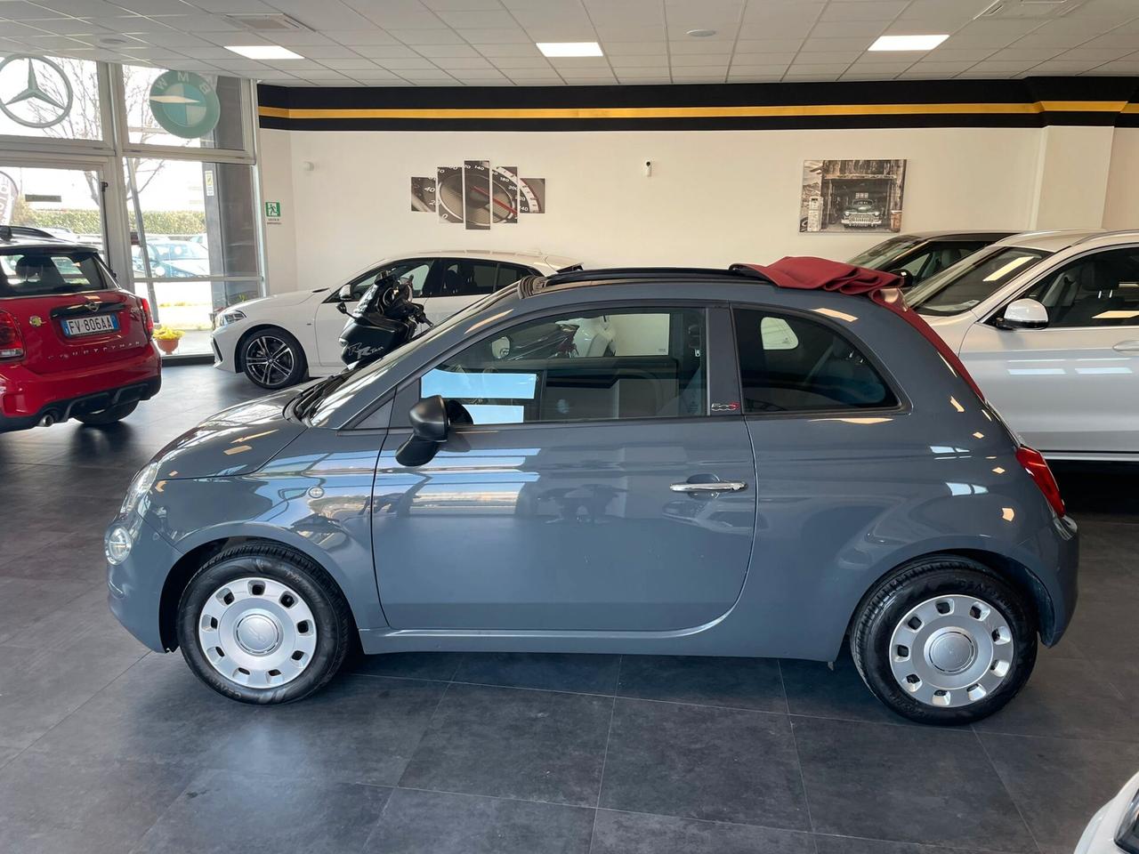 Fiat 500 C 1.0 Hybrid Red