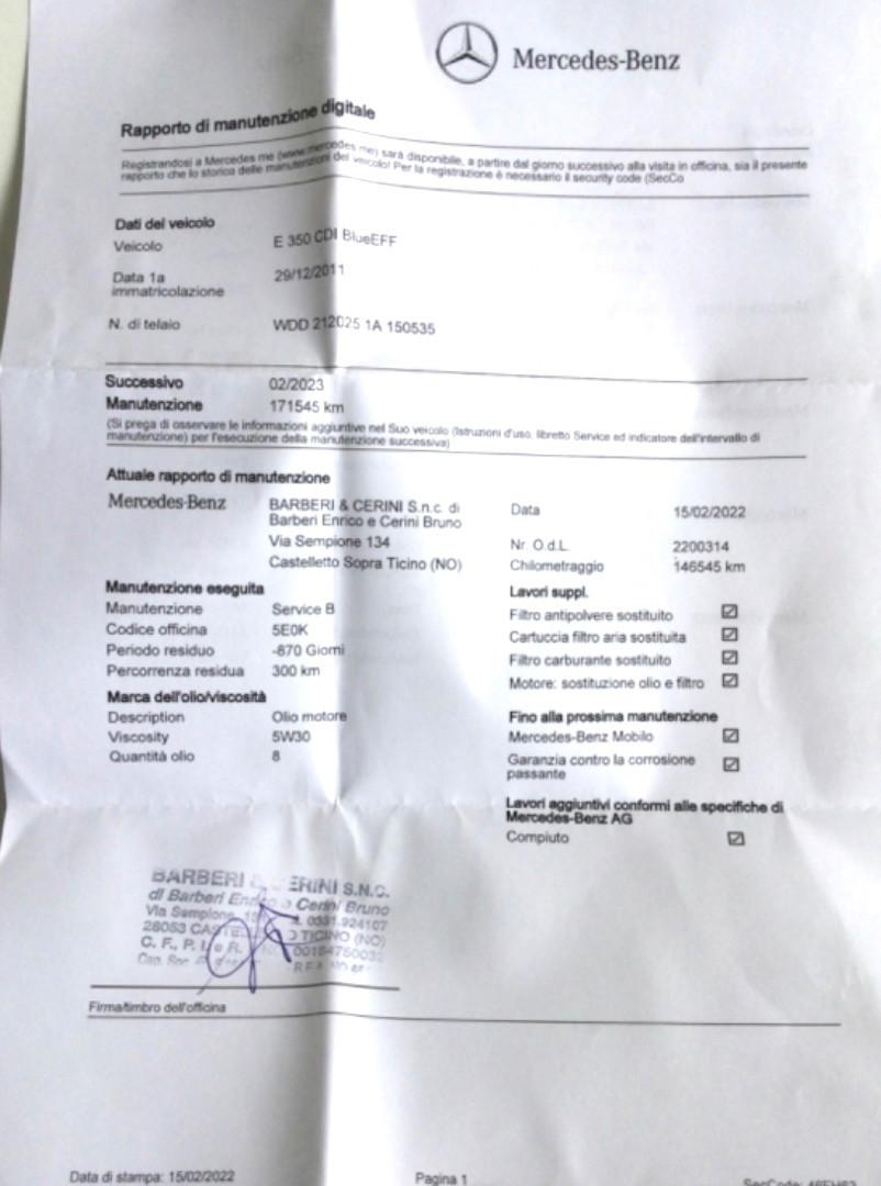 Mercedes-benz E 350 CDI BlueEFFICIENCY Avantgarde AMG